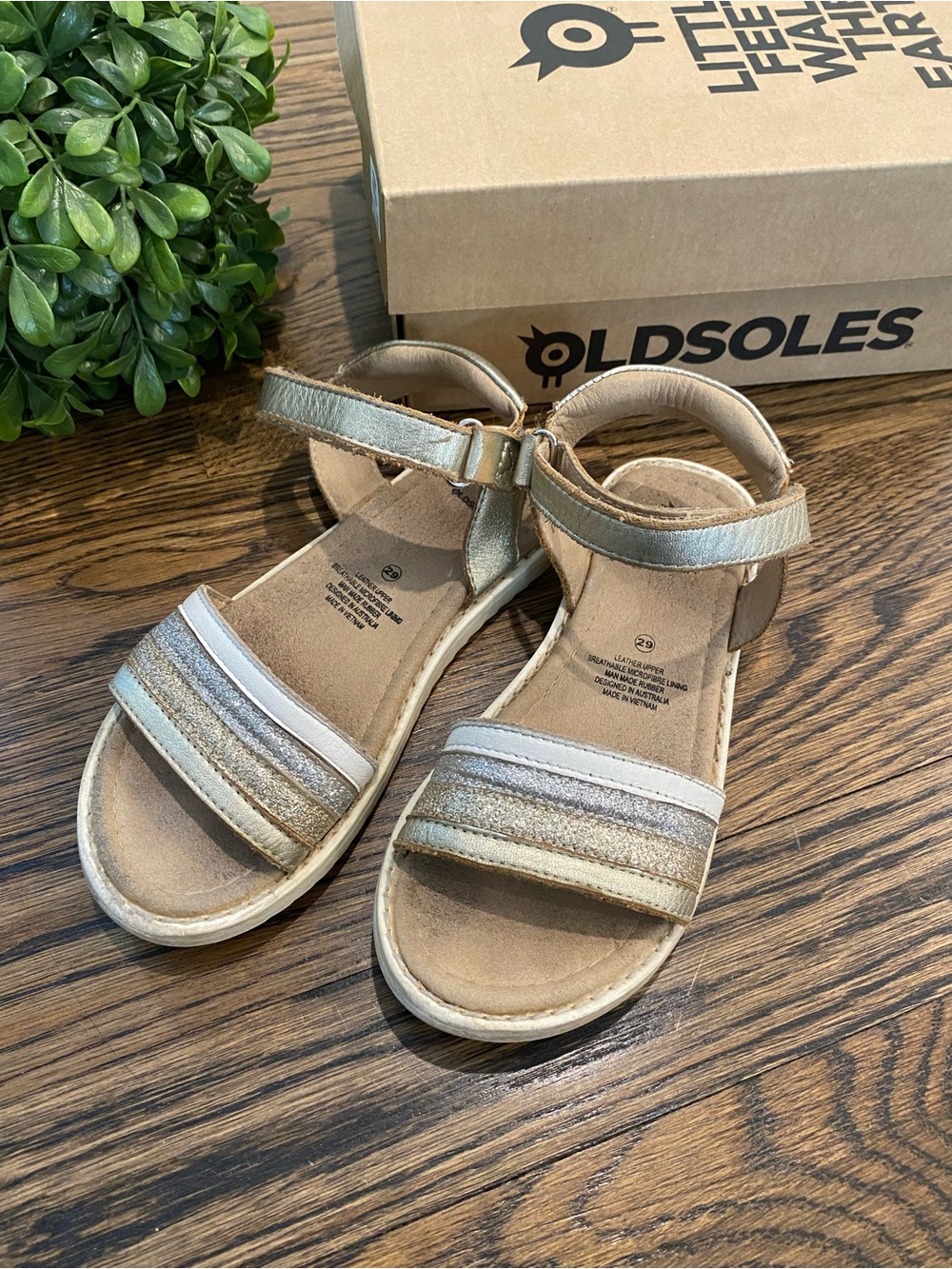 Old Soles Colour Pot Little Girls Sandals Sz 12